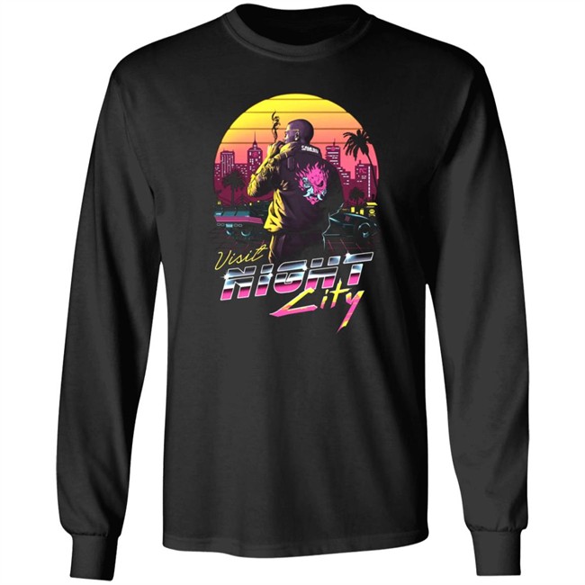 Cyberpunk 2077 Visit Night City Shirt Cyberpunk 2077 Visit Night City Shirt