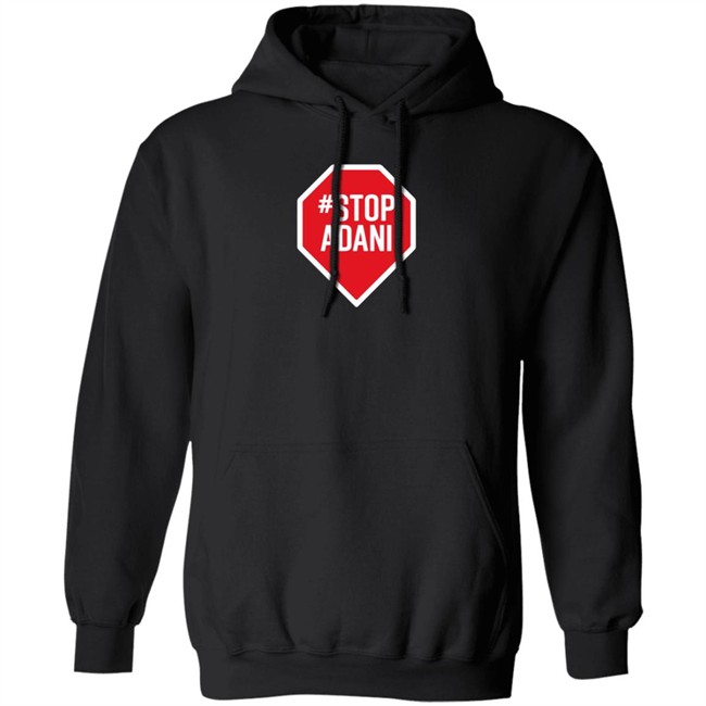 StopAdani Merch StopAdani Black Shirt StopAdani Merch StopAdani Black Shirt