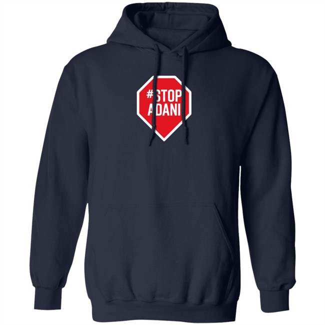 StopAdani Merch StopAdani Black Shirt StopAdani Merch StopAdani Black Shirt