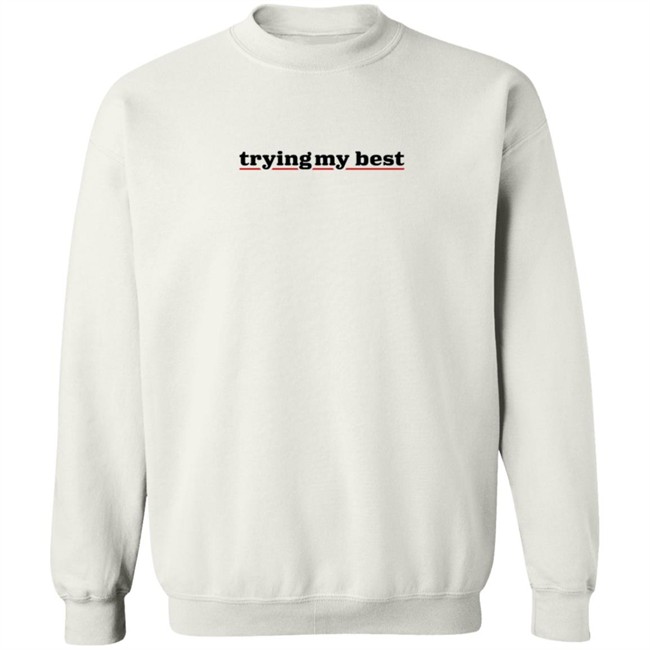 Trying My Best Hoodie Trying My Best Hoodie