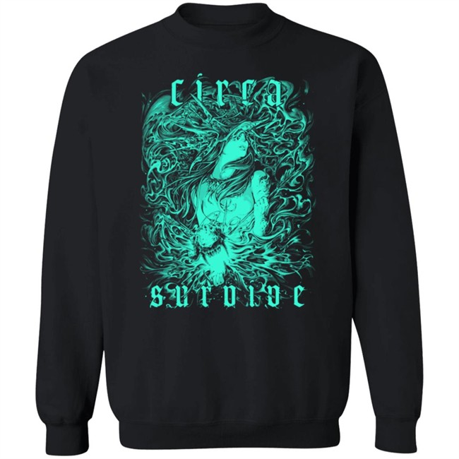 Circa Survive Merch Illustration Long Sleeve Tee Shirt Circa Survive Merch Illustration Long Sleeve Tee Shirt