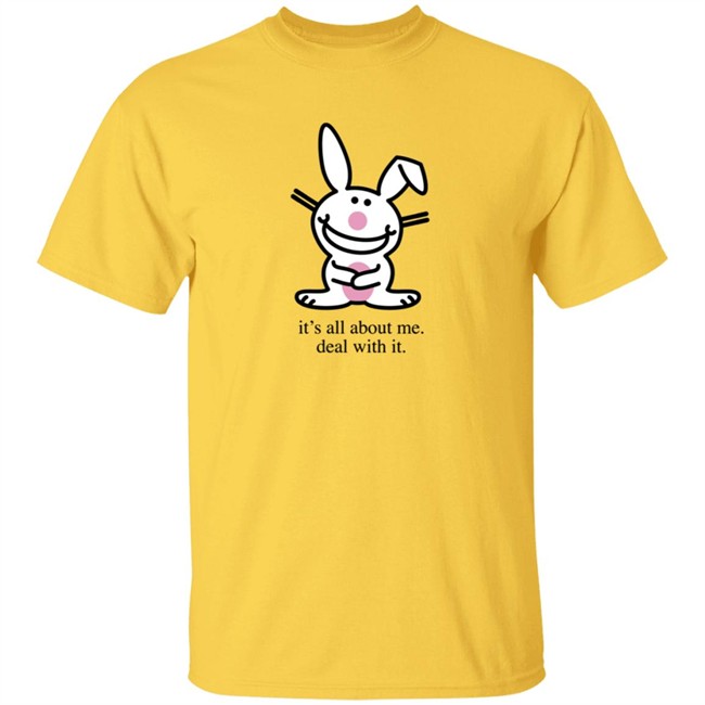 Happy Bunny Its All About Me Deal With It T Shirt Happy Bunny Its All About Me Deal With It T Shirt