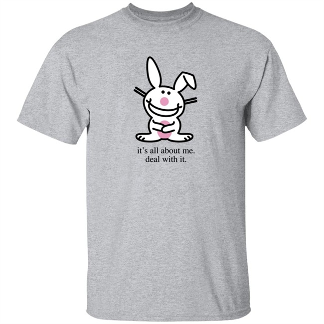 Happy Bunny Its All About Me Deal With It T Shirt Happy Bunny Its All About Me Deal With It T Shirt
