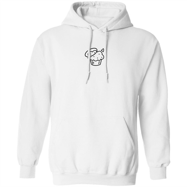 1 Million Muffins Black Text Hoodie